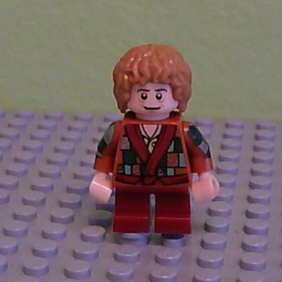 LEGO Minifigure-Bilbo Baggins - Patchwork Coat-The Hobbit and the Lord of the Rings / The Hobbit-LOR091-Creative Brick Builders